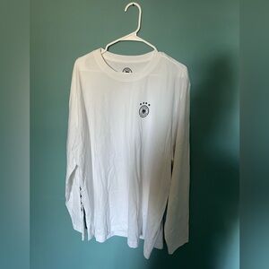 White Long Sleeve German Soccer 2XL shirt